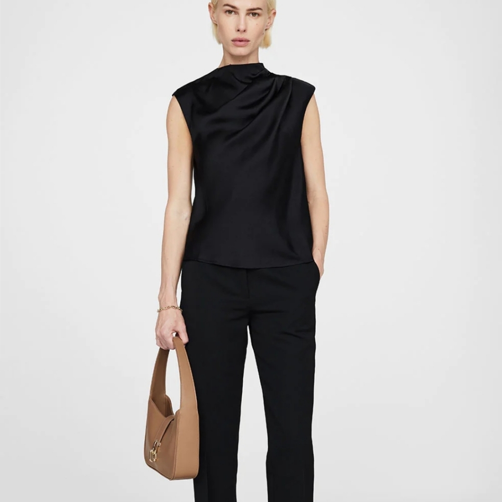 Anine Bing Teegan Silk Top